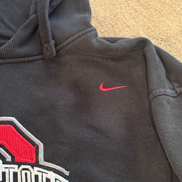 Vintage Nike Ohio State Buckeyes Hoodie Mens XL Black Embroidered - Picture 6 of 16